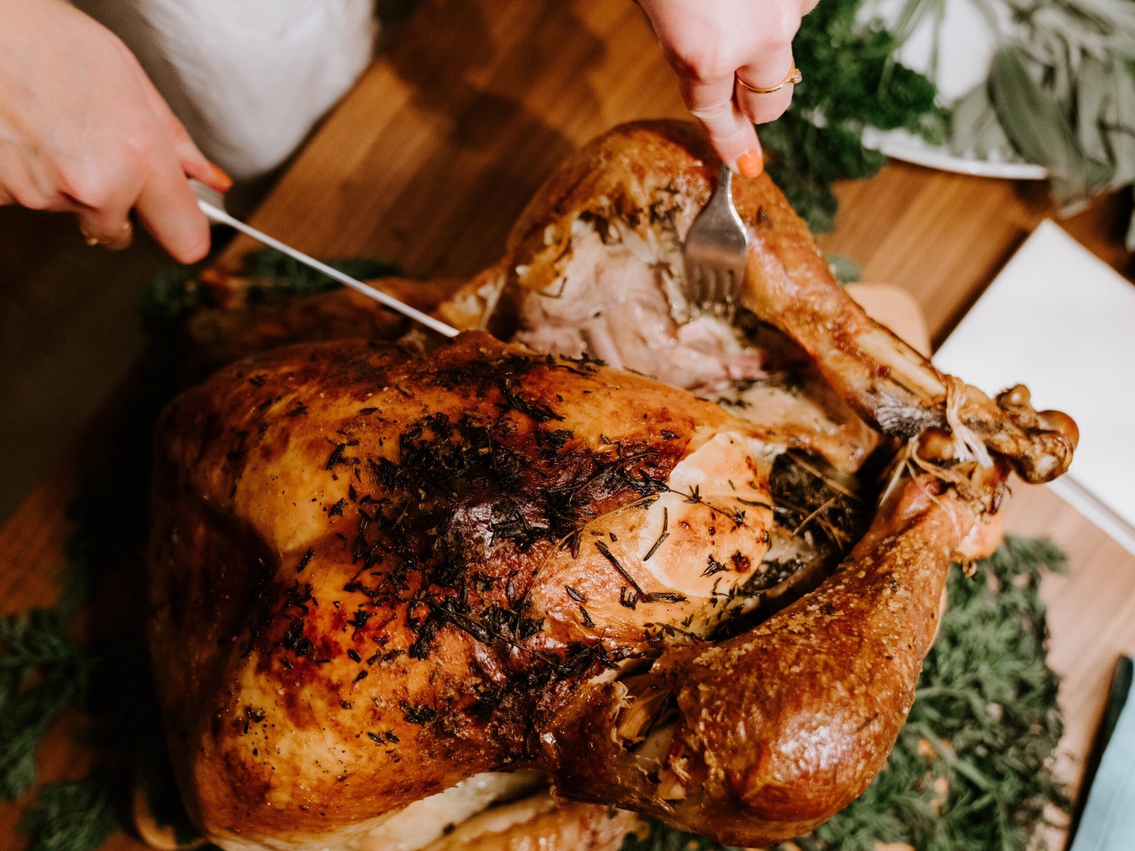 TURKEY SLICING THANKSGIVING